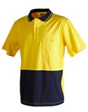 AIW HI VIS COTTON SHORT SLEEVE POLO
