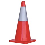 PROCHOICE TRAFFIC CONE 700MM WITH REFLECTIVE TAPE